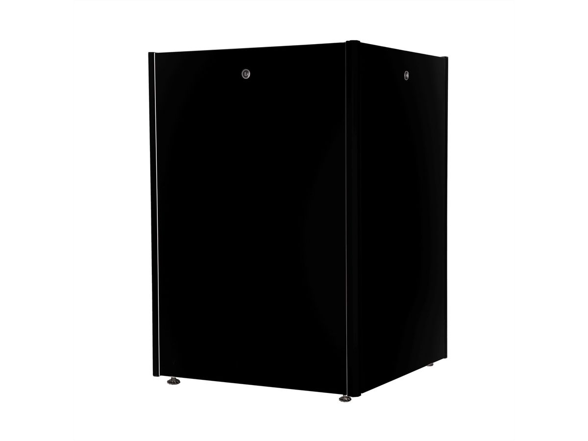 ROLINE 19-inch netwerkkast Basic 22 U, 800x800 BxD Glazen deur zwart