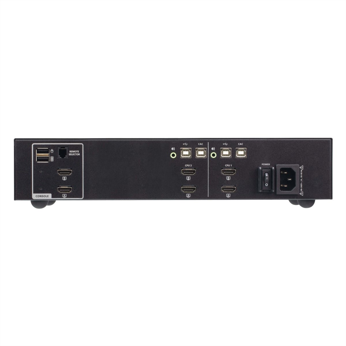 ATEN CS1142H4C 2-poorts 4K HDMI Dual Display Secure KVM, met kaartlezer PSD PP V4.0 conform
