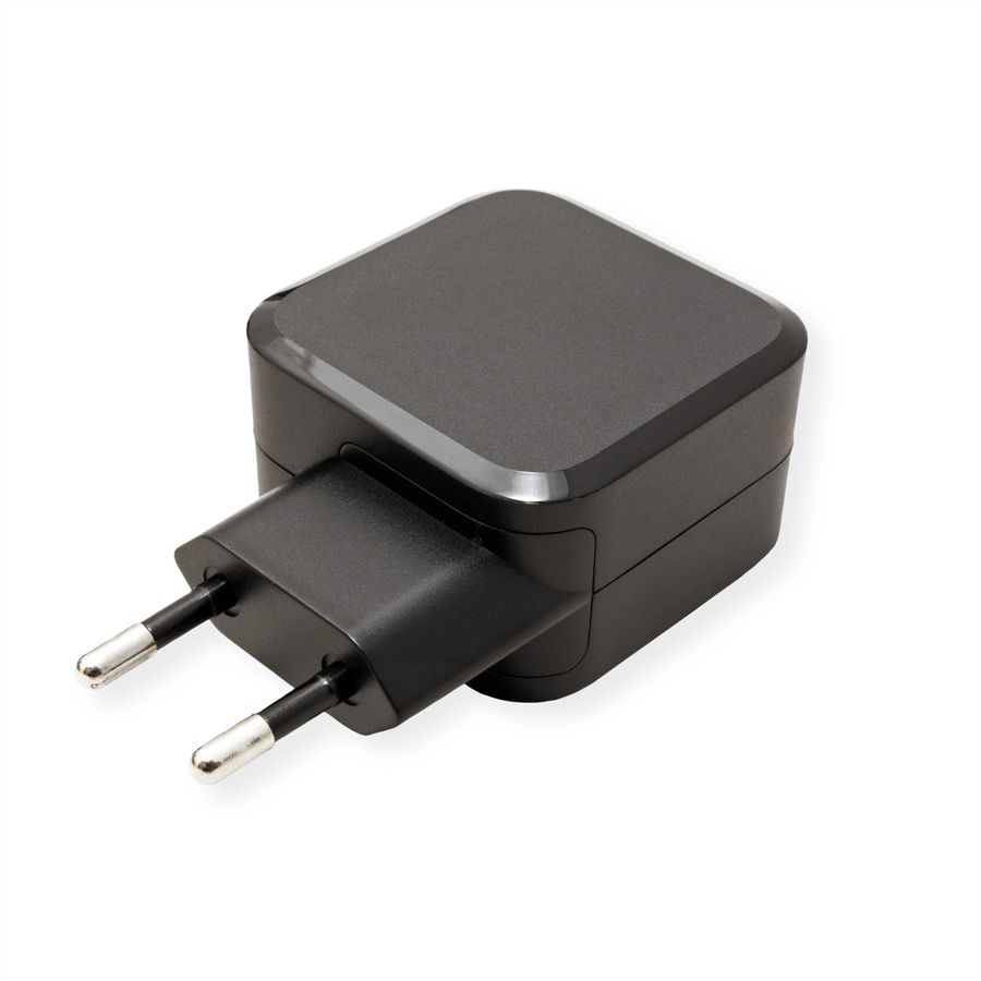 VALUE USB oplader met eurostekker, 1 poort (Type C PD), 45W