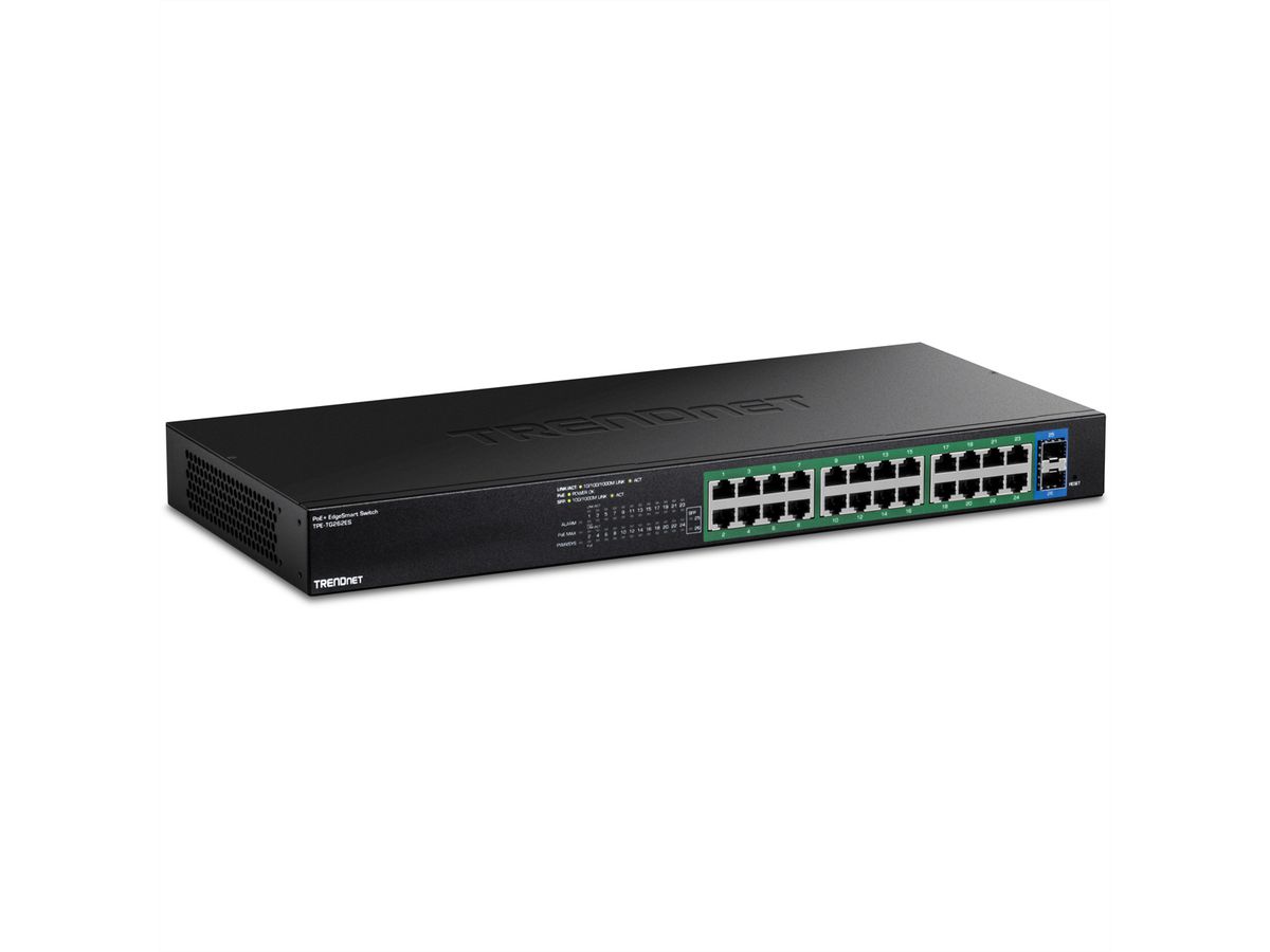 TRENDnet TPE-TG262ES 26-poorts PoE+ switch Gigabit EdgeSmart