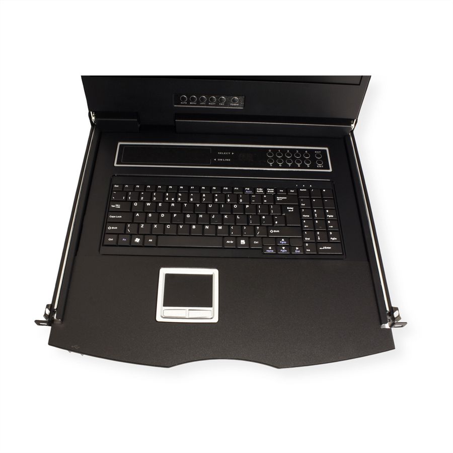 VALUE 19" KVM-switch, 8-poorts, 48 ​​cm (19") TFT (16:9), VGA, USB, UK-Layout