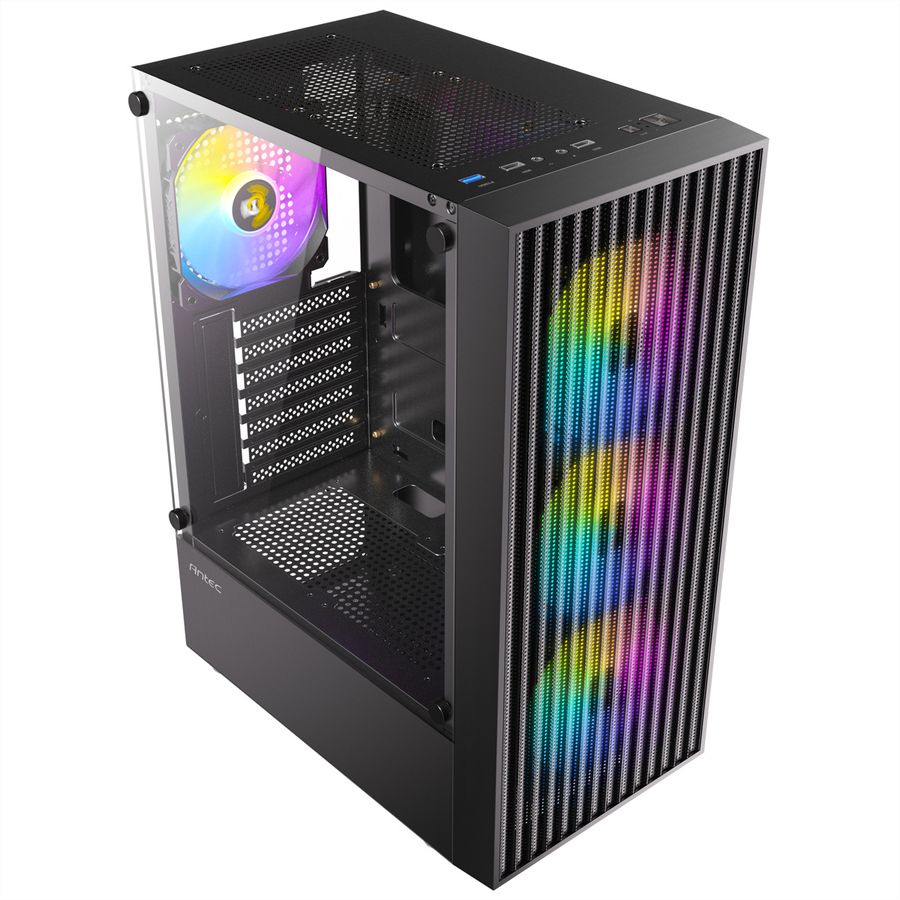 ANTEC AX27 RGB Elite PC case Midi Tower Gaming ATX, black