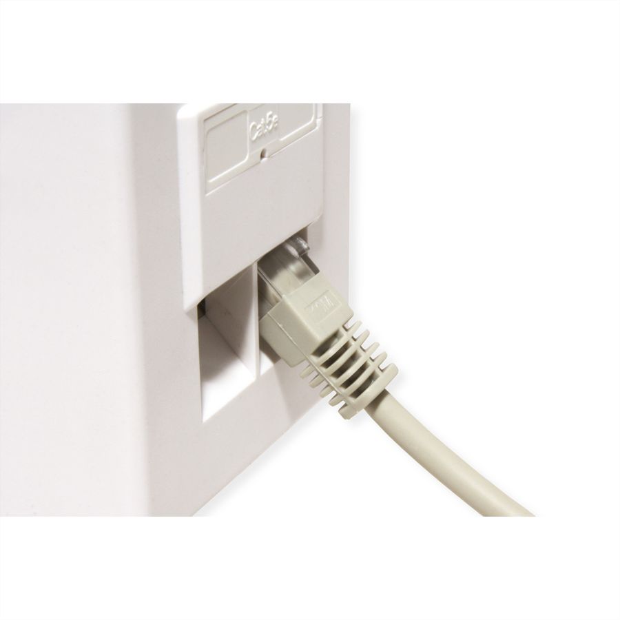 STANDARD UTP-Patchkabel Cat.5e (Klasse D), beige, 10 m