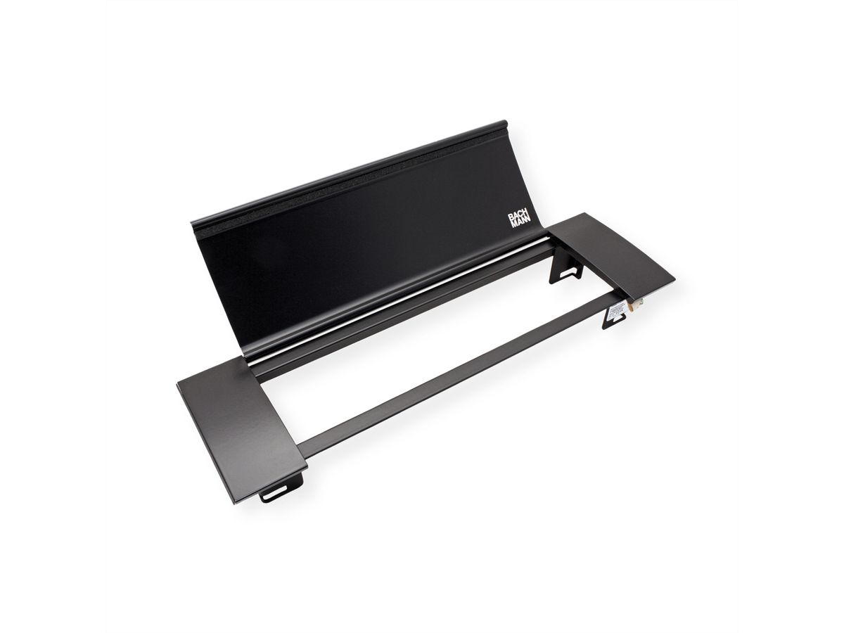 BACHMANN POWER FRAME COVER zwart ALU 4-voudig RAL9005