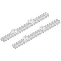 SCHROFF Interscale flexibel railsysteem voor printplaatmontage, 310D, 306.35L