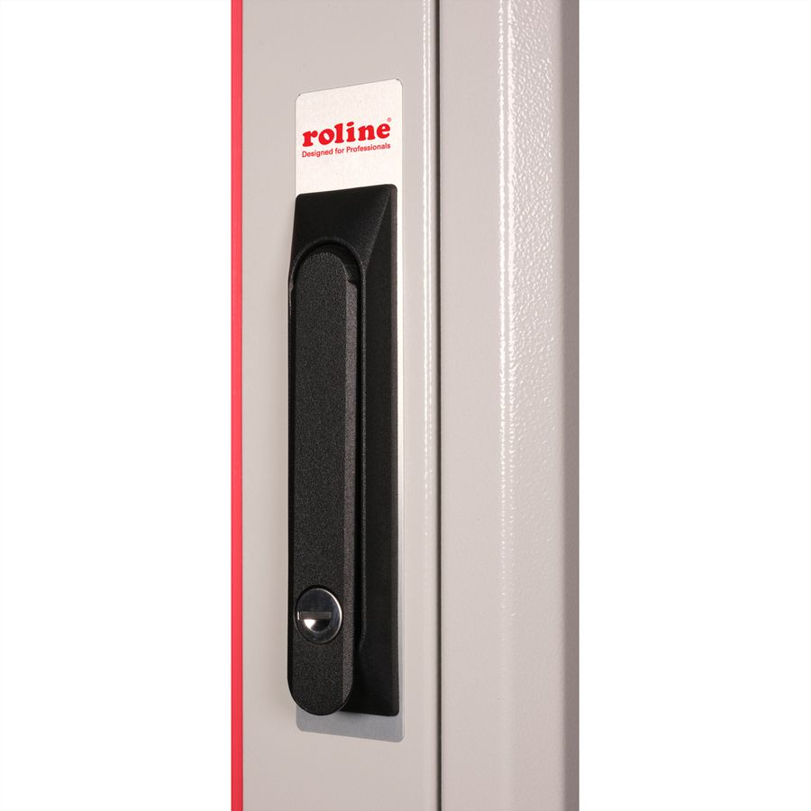 ROLINE 19-inch Network Cabinet Basic 42 U, 800x800 WxD glass door grey