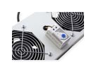 ROLINE ventilatie-unit met 2 ventilatoren, thermostaat, voor 19-inch wandbehuizing grijs