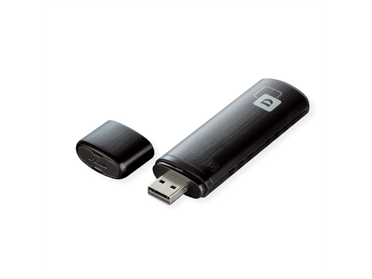 D-Link DWA-182 Draadloze AC Dualband USB Adapter