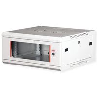 ROLINE 19" Wall Cabinet Basic Plus 4U, 600x600 BxT grey