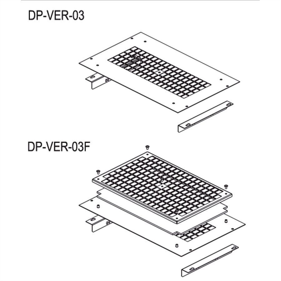 CONTEG DP-VER-03 Bevestigingskit voor ventilatie unit