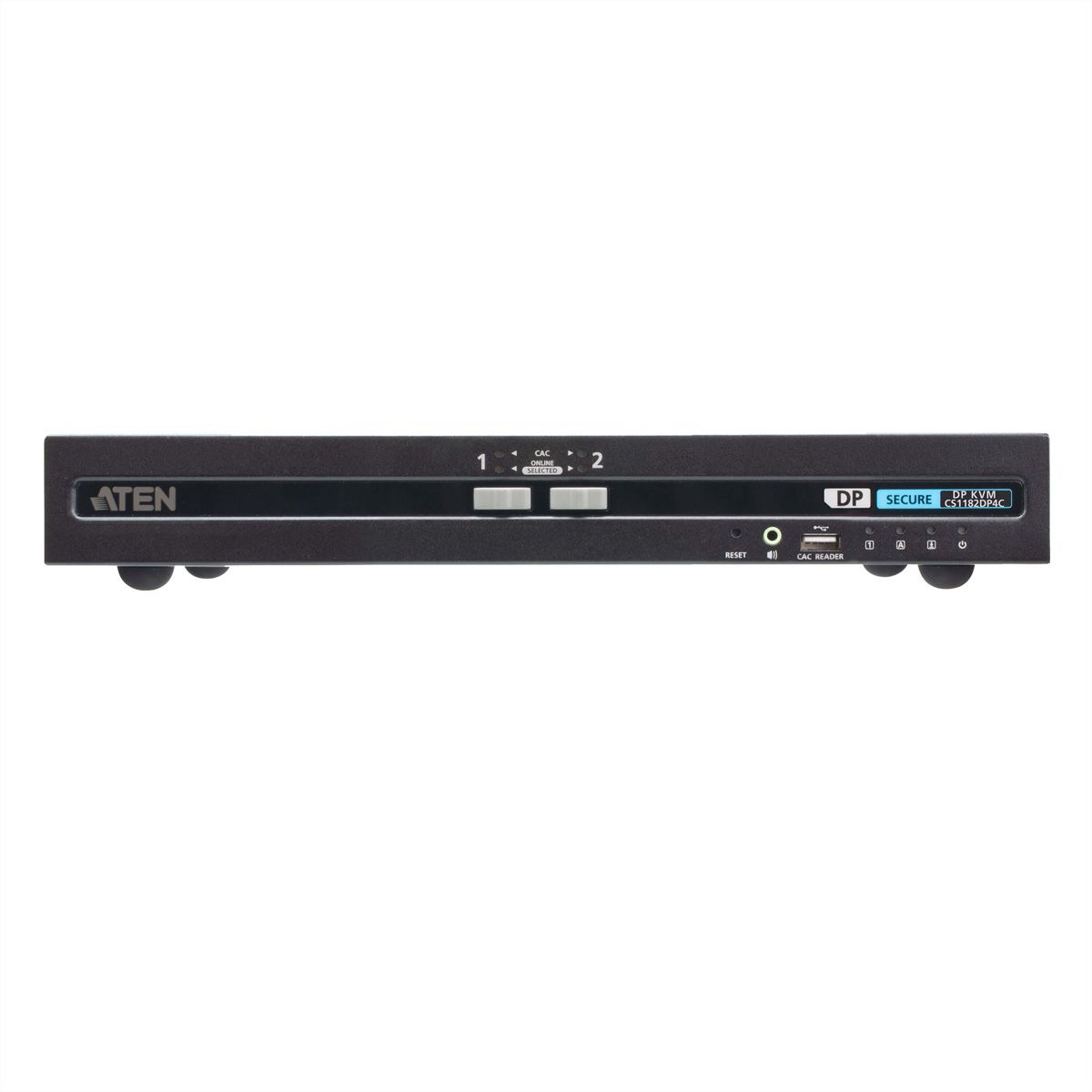 ATEN CS1182DP4C 2-Port USB DisplayPort Secure KVM Switch mit CAC