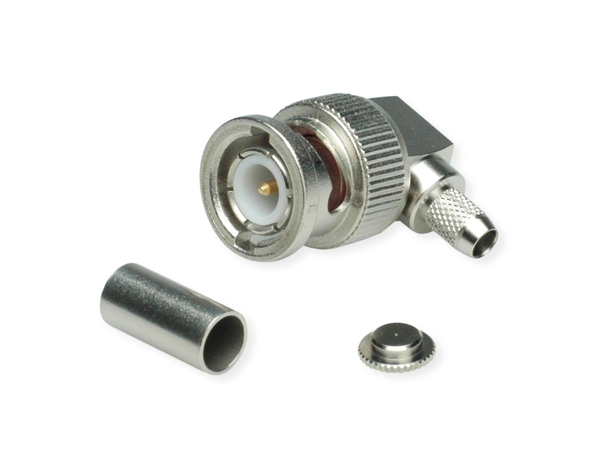 TELEGÄRTNER BNC Straight Plug, crimp/crimp G13 (0.4/2.5) Professional