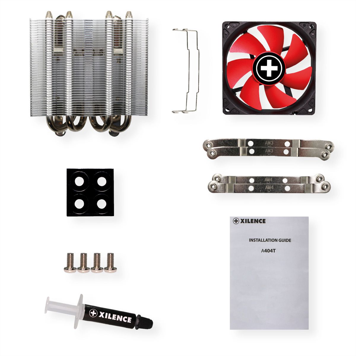 Xilence A404T AMD CPU Cooler, Top Blow, 92mm PWM Fan, 125W TDP