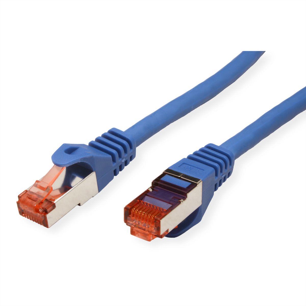 ROLINE patchkabel Cat.6 S/FTP (PiMF), componentniveau, LSOH, blauw, 0,3 m
