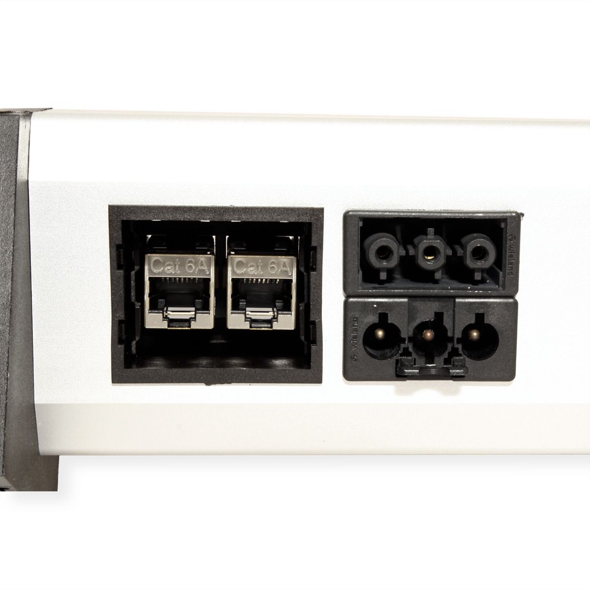 BACHMANN DESK 3x geaard contact, 2x CAT6