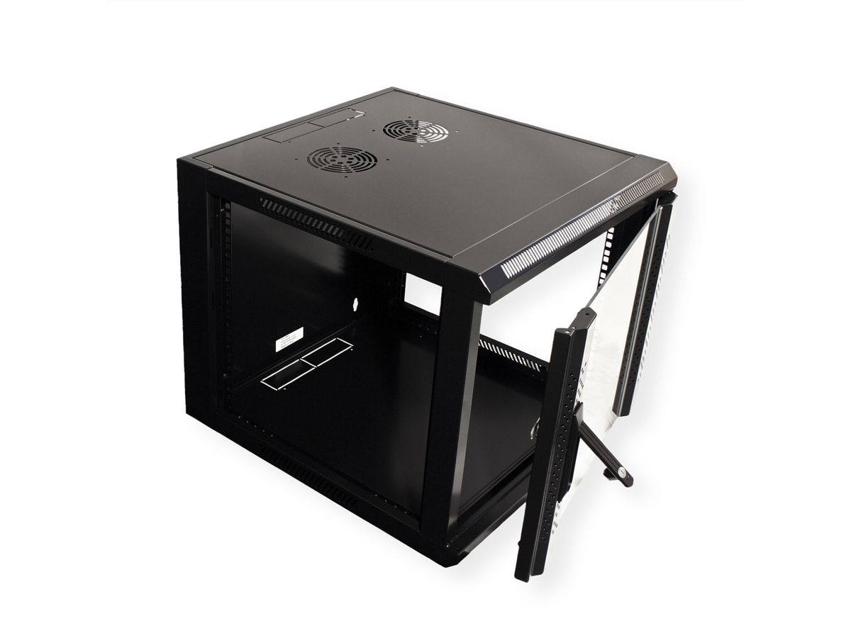 VALUE 19" Wall Mount Rack 6U, 368 x 570 x 450 (HxWxD), black