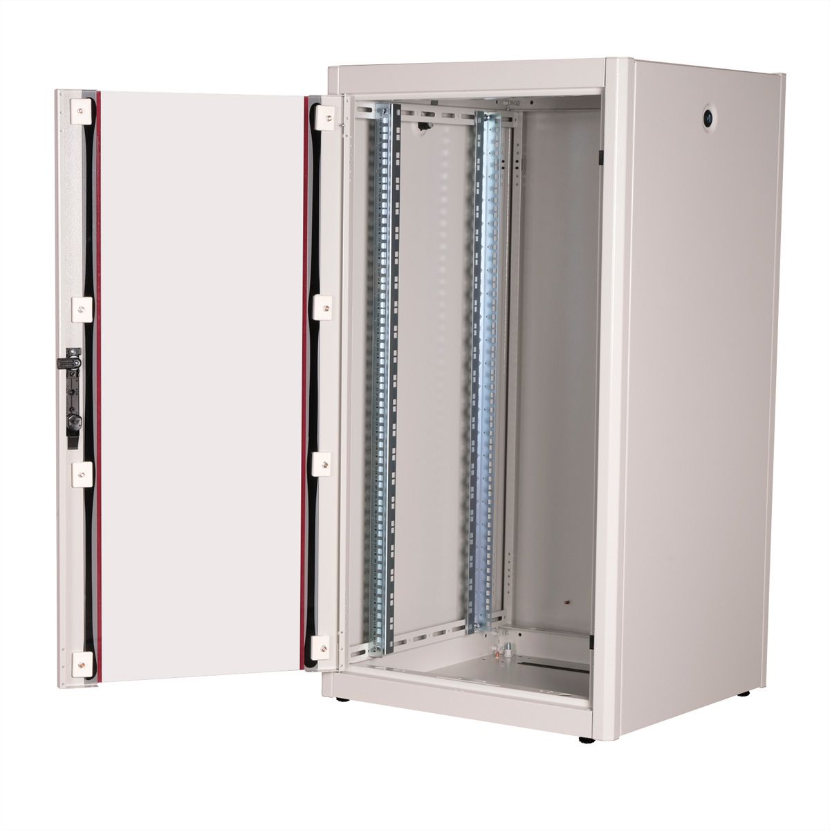 ROLINE 19-inch netwerkkast Basic 22 U, 600x600 BxD Glazen deur grijs
