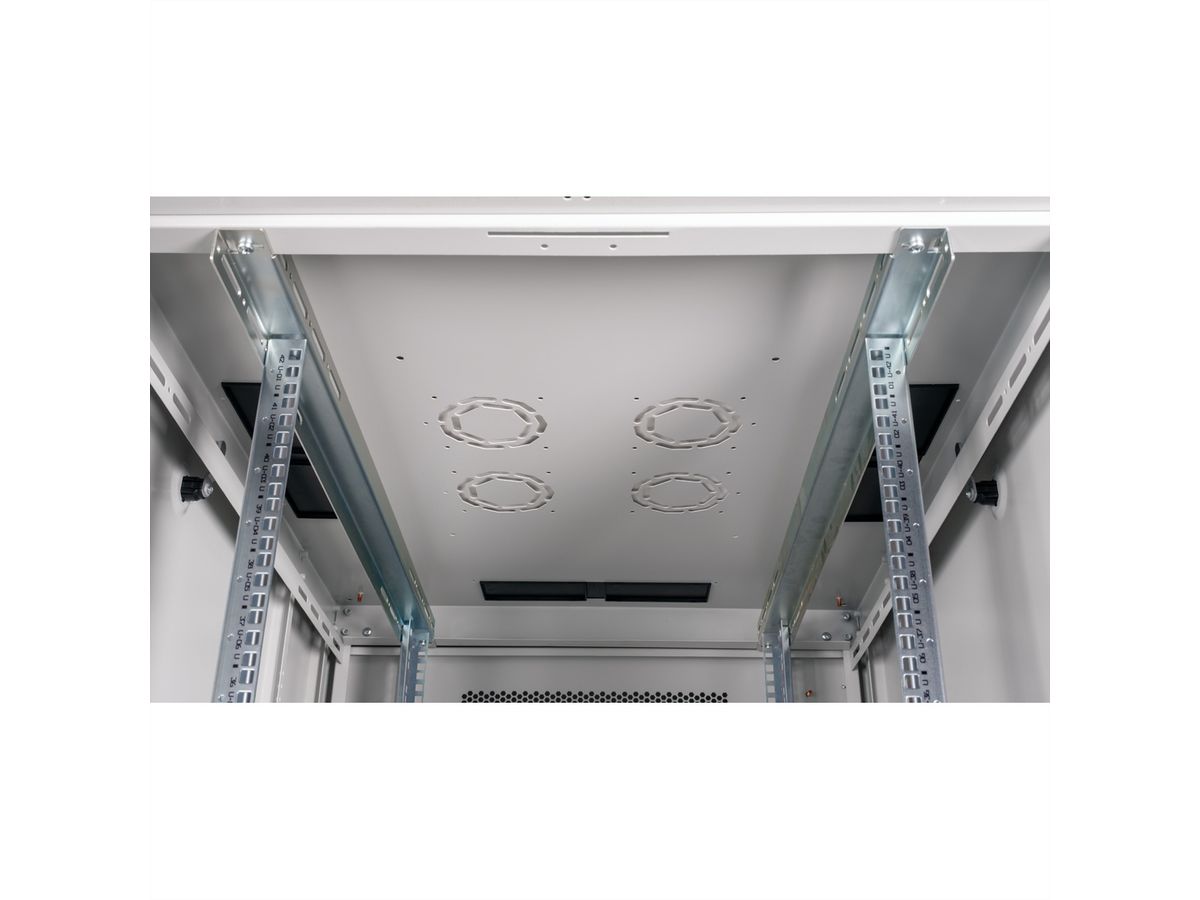 ROLINE 19-inch serverrack Basic 42 U, 800x1000 BxD geperforeerd grijs