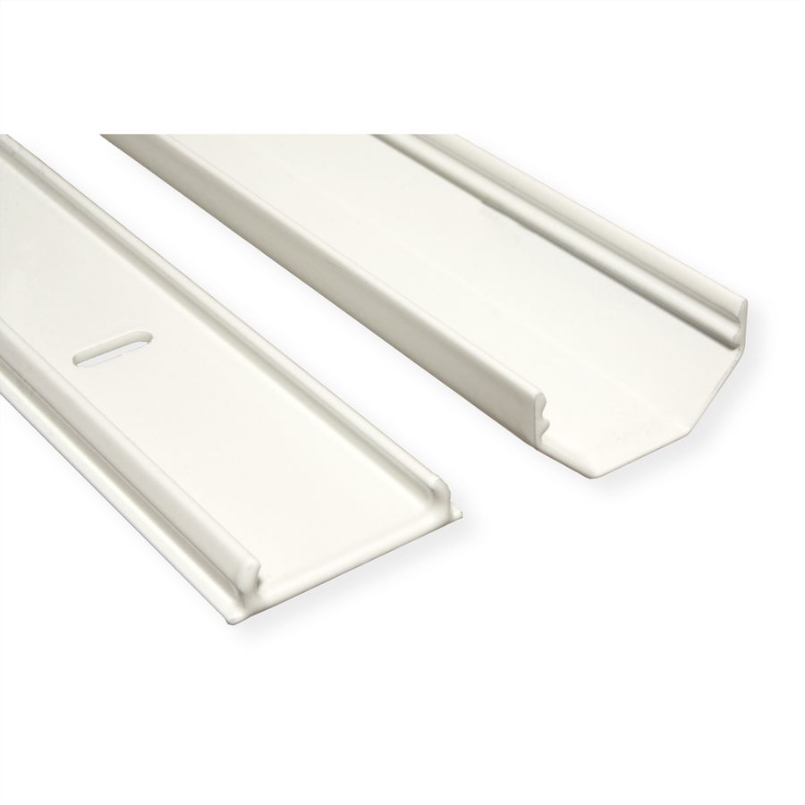 ROLINE Cable Cover, Aluminium, 33x18mm, white, 1.1 m
