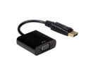 VALUE DisplayPort-VGA Adapter, DP Male  - VGA Female, passief