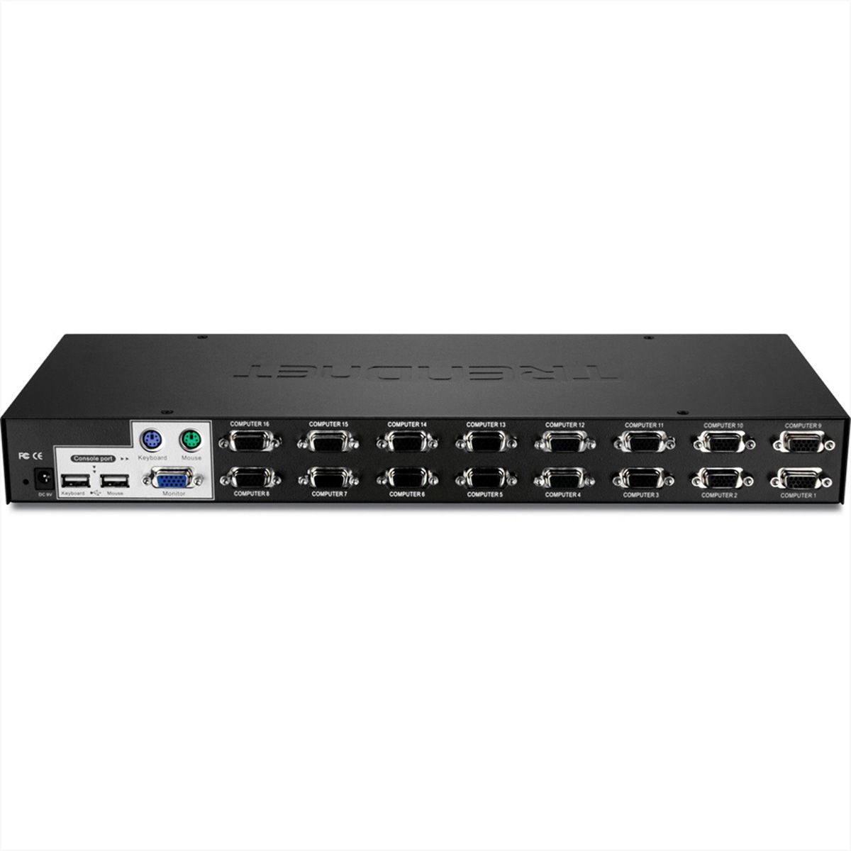 TRENDnet TK-1603R KVM-switch 16-poorts USB/PS/2 Rack Mount