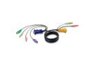 ATEN 2L-5305P KVM Cable VGA, PS/2 and Audio, black, 5 m