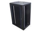 VALUE 19 inch wandbehuizing 18HE, 600x450 mm zwart, bouwpakket
