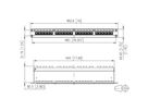 METZ CONNECT E-DAT C6A 19"-Patchfeld 1HE, Kat.6 (Class E), 24 Ports