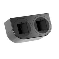BACHMANN PIX HOLDER DOUBLE, 2x CM, schwarz
