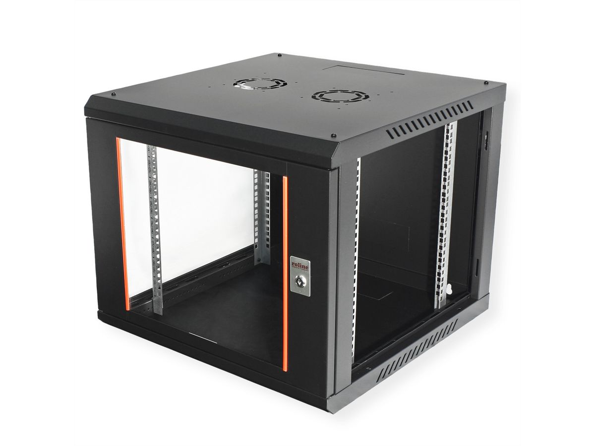 ROLINE 19" Wall Cabinet Basic Plus 9U, 600x600 BxT black