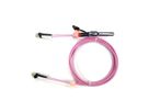 saCon glasvezel LED patchkabel duplex 50/125µm OM4, LC/LC, violet, 2 m