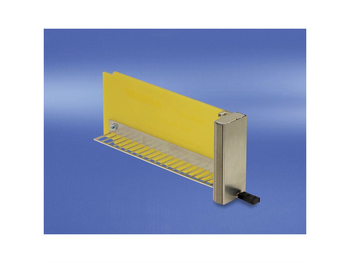 SCHROFF AMC plamuurmodule met greep, dubbele grote, aluminium