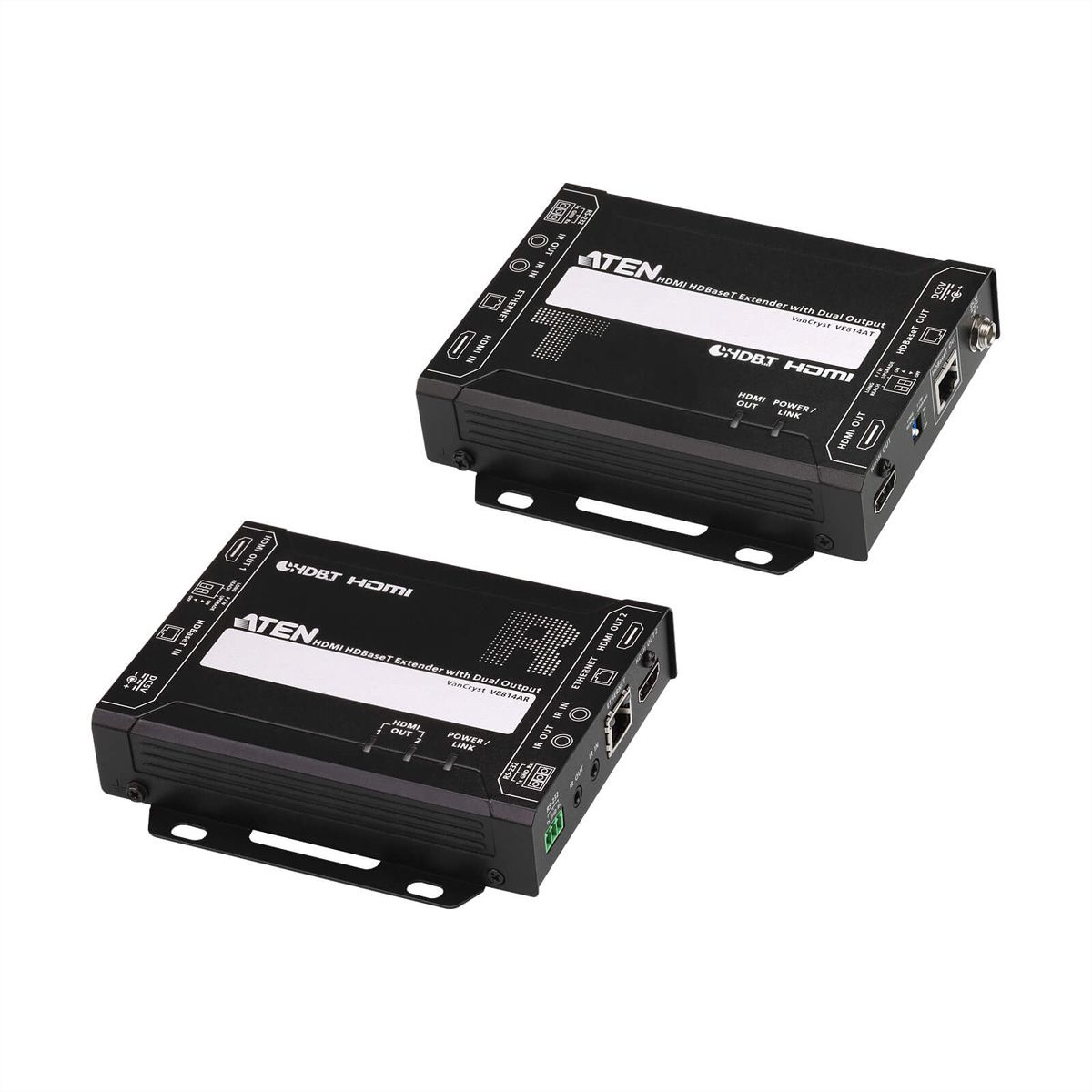 ATEN VE814A HDMI Extender, Dual Display, 4k bij 100m
