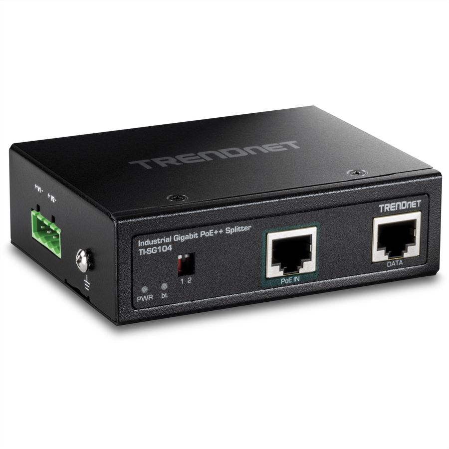 TRENDnet TI-SG104 industriële Gigabit UPoE splitter
