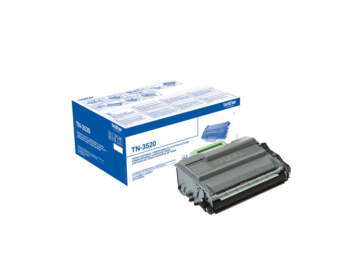 Brother TN-3520P tonercartridge 1 stuk(s) Origineel Zwart