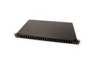 VALUE 19" glasvezel patchbox, leeg 1 HE, uittrekbaar, geschikt voor 24x SC-DX/LC 4-voudig