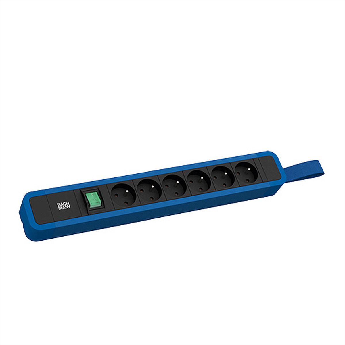 BACHMANN PRIMO 2 6xUTE 1xswitch with loop 2.0m CEE7/7 RAL5010