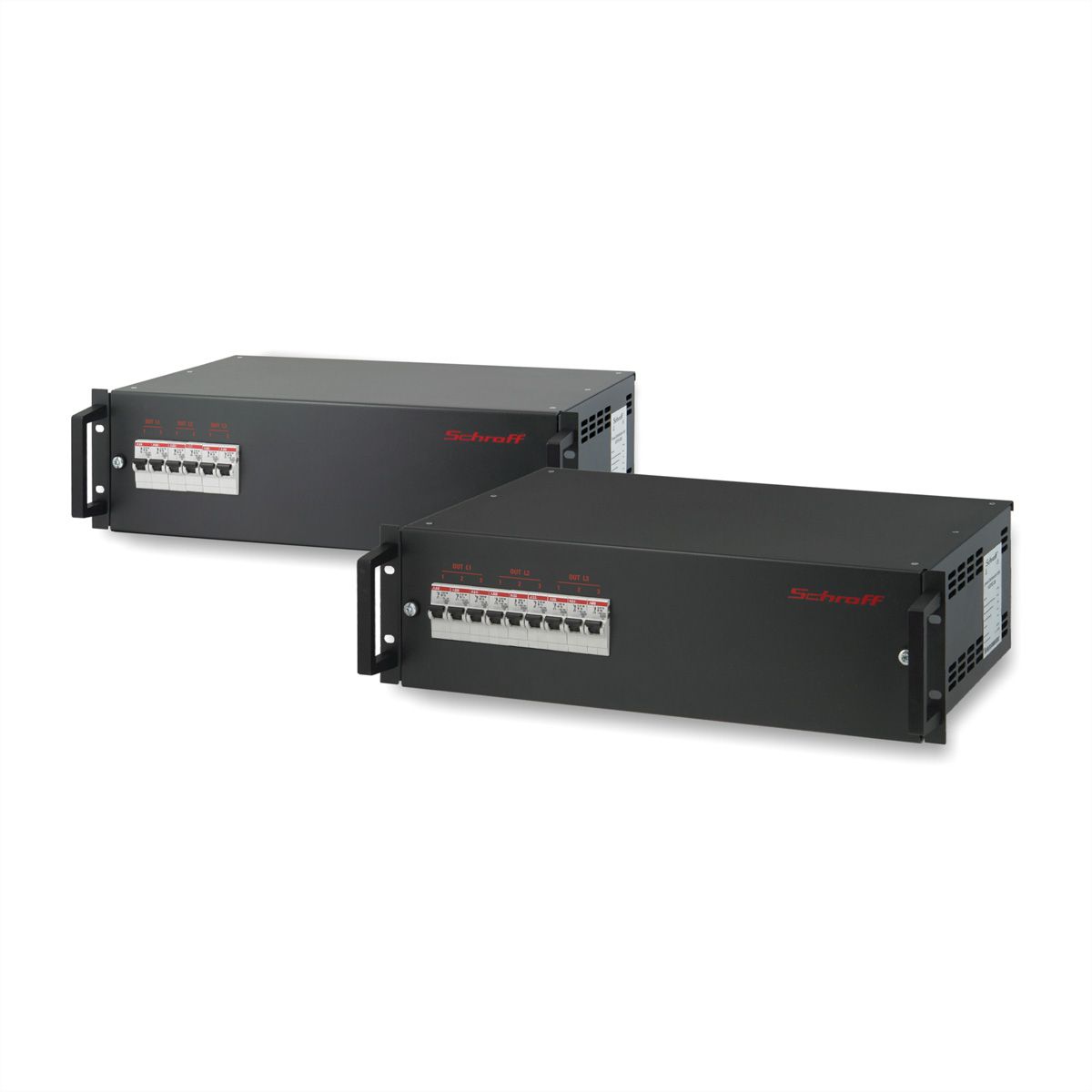 SCHROFF 19" Power Distributor, 3-Phase, 3 x 63 A