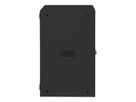 ROLINE 19-inch wall-mounted housing Pro 20 U, 600x600 WxD two-piece swivelling black