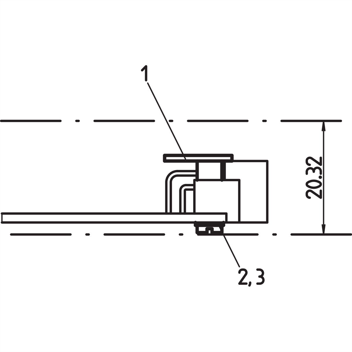 SCHROFF PCB Reinforcement, 9 U