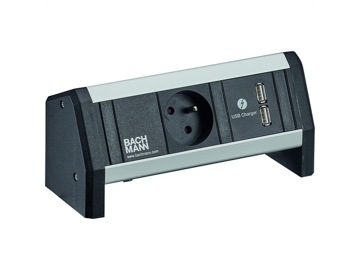 BACHMANN DESK 1xUTE 1xUSB Charger power GST18