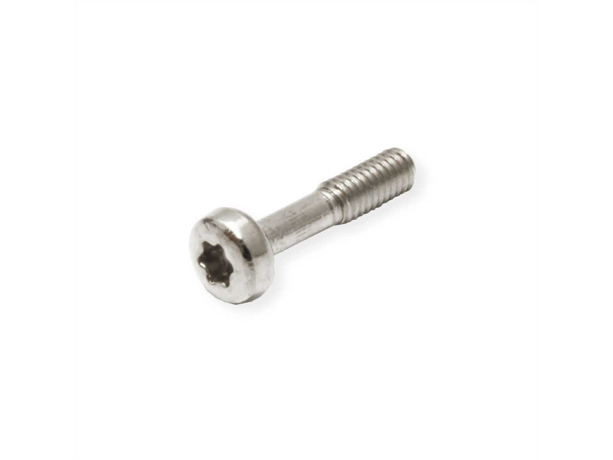 SCHROFF Kraagschroef, Torx M2,5 x 12,3 mm, Staal vernikkeld, 100 stuks