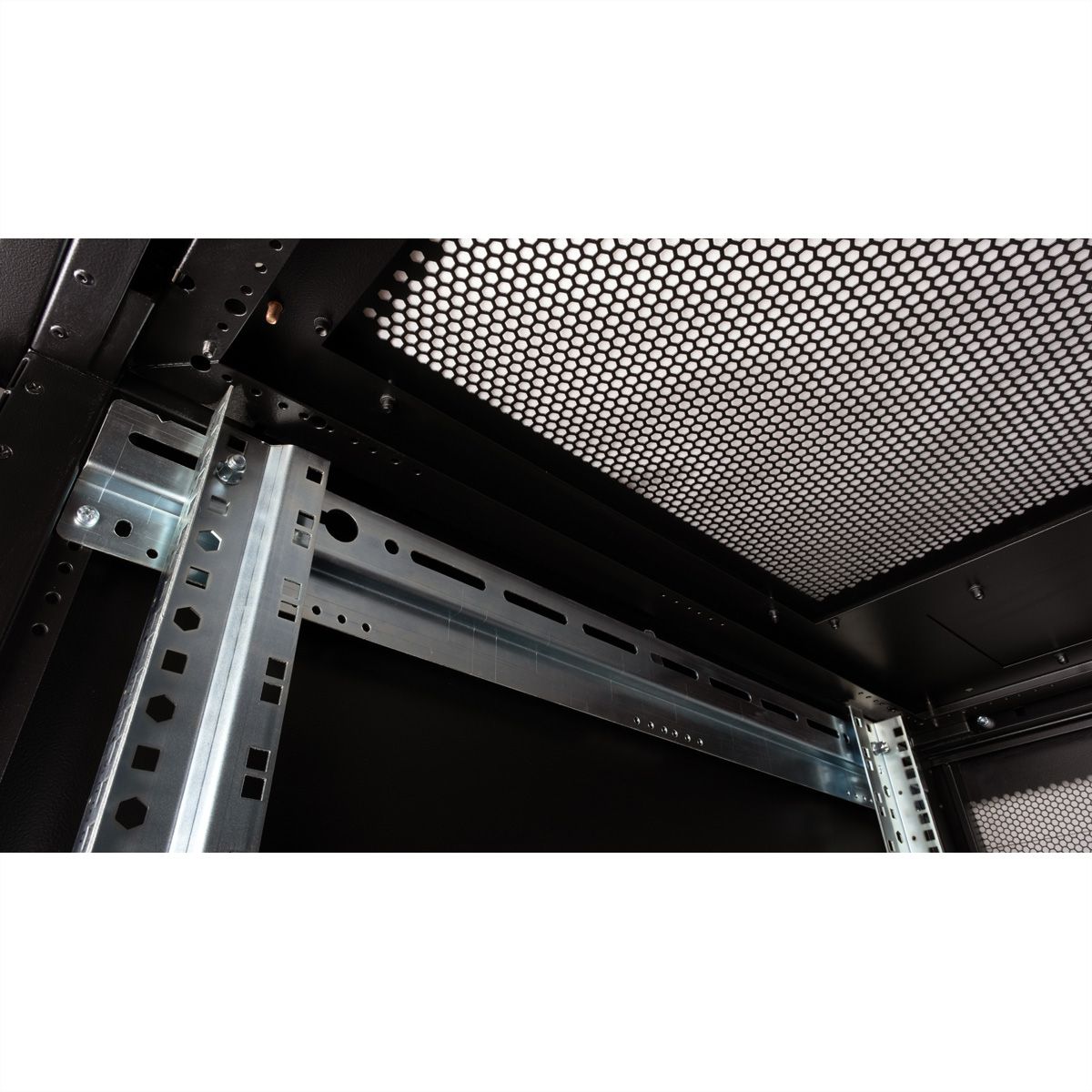 ROLINE 19-inch server rack Pro 42 U, 600x1000 WxD black Perspex