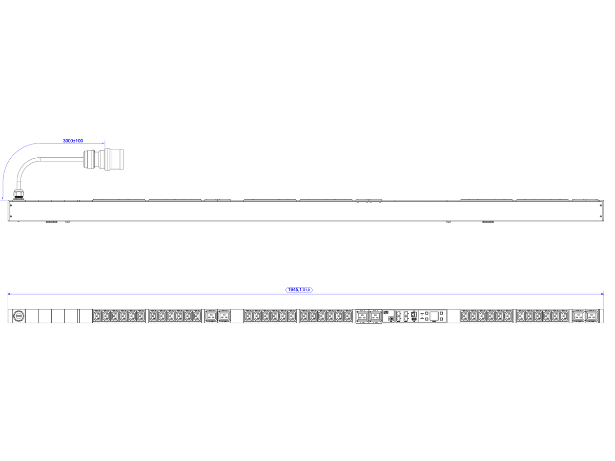 BACHMANN BN3500 36xC13 6xC19, Meting per fase, diff meting