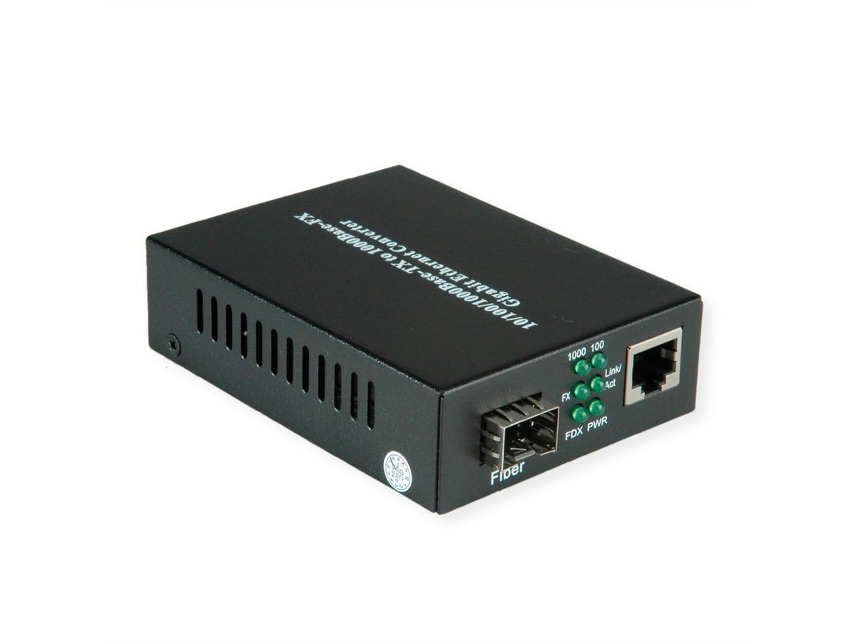 VALUE Gigabit Ethernet Converter, RJ-45 - SFP