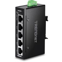TRENDnet TI-ELC50 5-poorts Ethernet Mini Switch Industrieel DIN-Rail