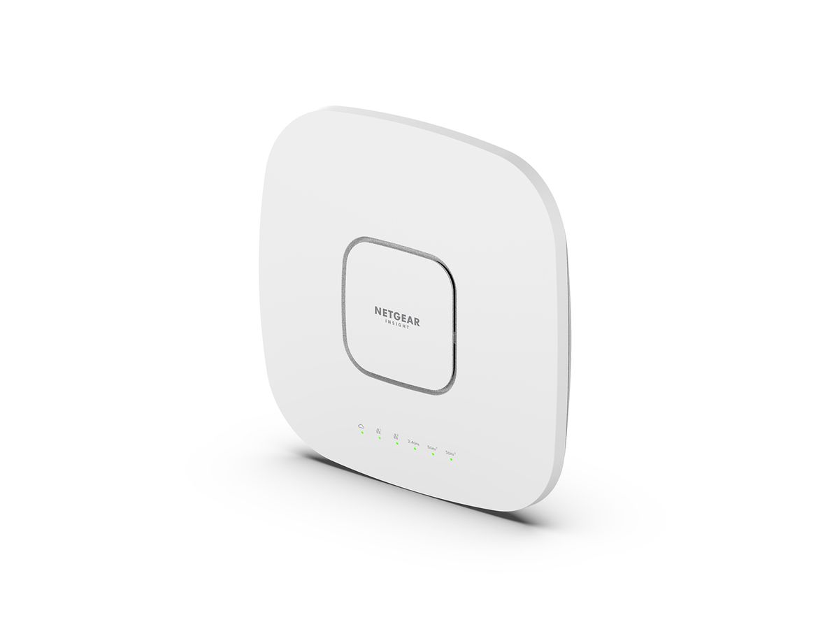 NETGEAR Insight Cloud Managed WiFi 6 AX6000 Tri-band Multi-Gig Access Point (WAX630) 6000 Mbit/s White Power over Ethernet (PoE)