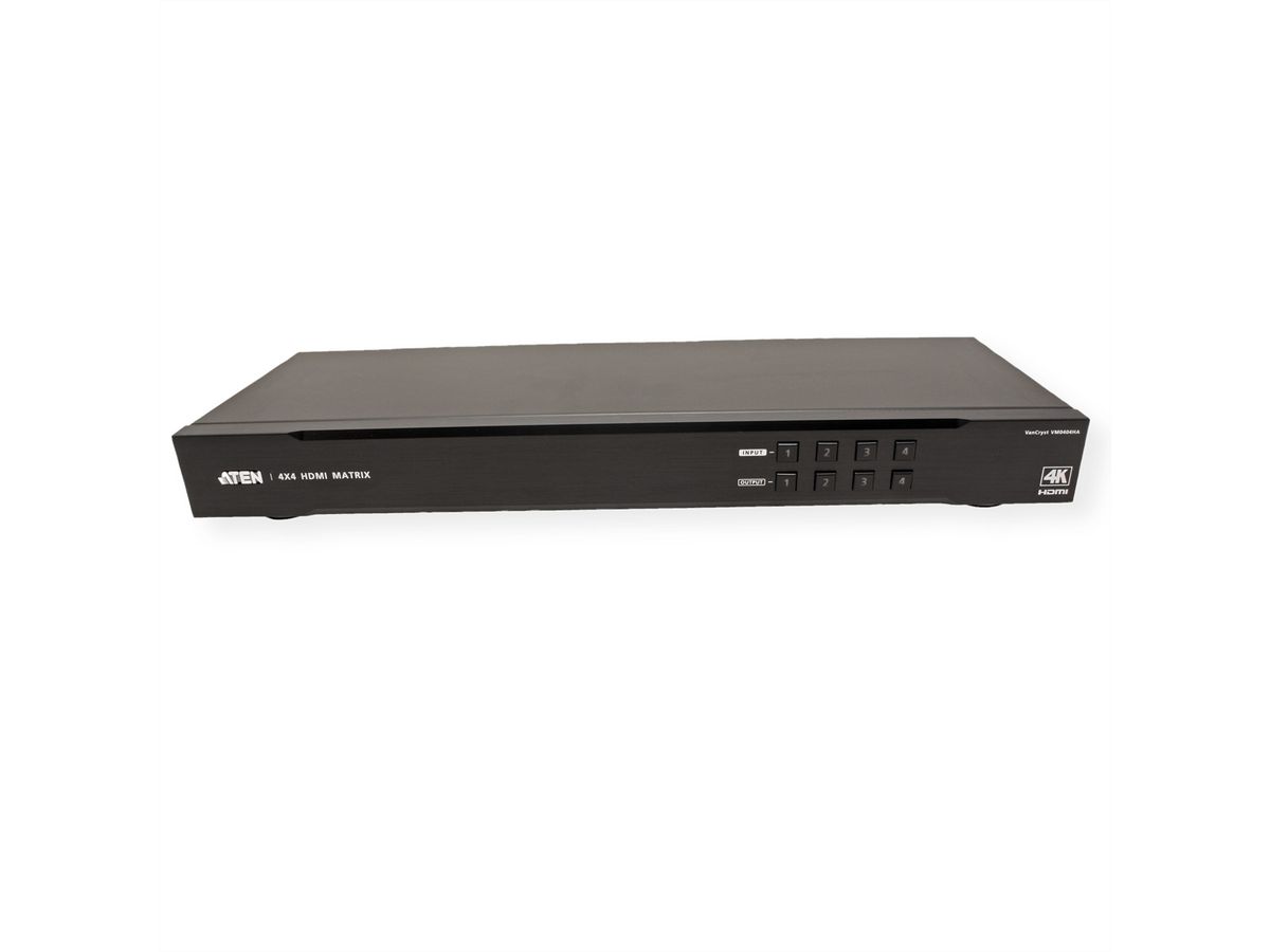 ATEN VM0404HA 4 x 4 4K HDMI Audio Video Matrix Switch SECOMP Nederland GmbH