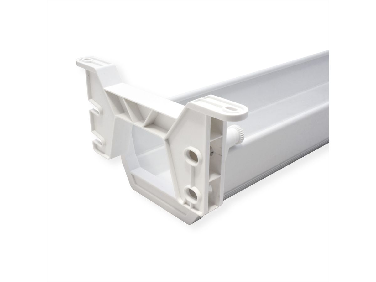 ROLINE Easy2Open kabelgoot, Montage onder tafel, wit, 44,9 cm