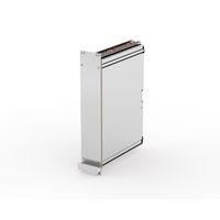 SCHROFF Insteekeenheid met frame PRO-Set, Afgeschermd, geperforeerd, meerdere aansluitingen, 6 HE, 10 HE, 167 mm